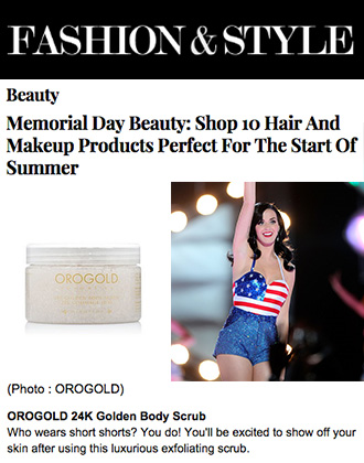 OROGOLD 24K Golden Body Scrub on Fashion&Style